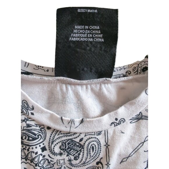 Hot Wheels Forever 21 Los Angeles Bandana SoCal Graphic Bodysuit M RARE!‎ - Picture 4 of 9